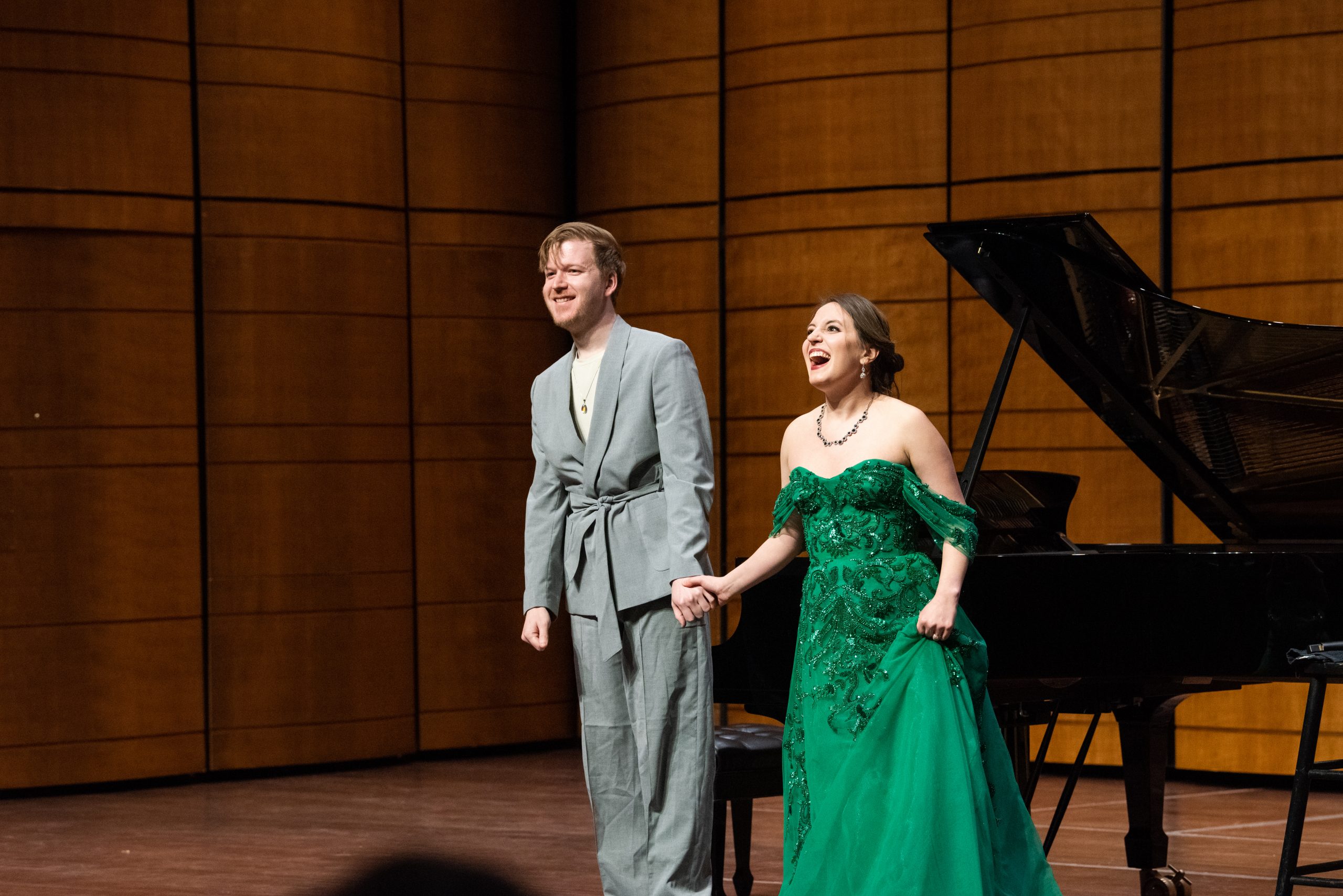 Emily Pogorelc and Chris Reynolds in recital